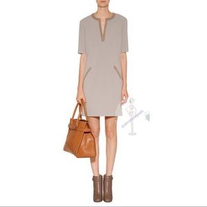 Ralph Lauren BL Suede Trim Dress
